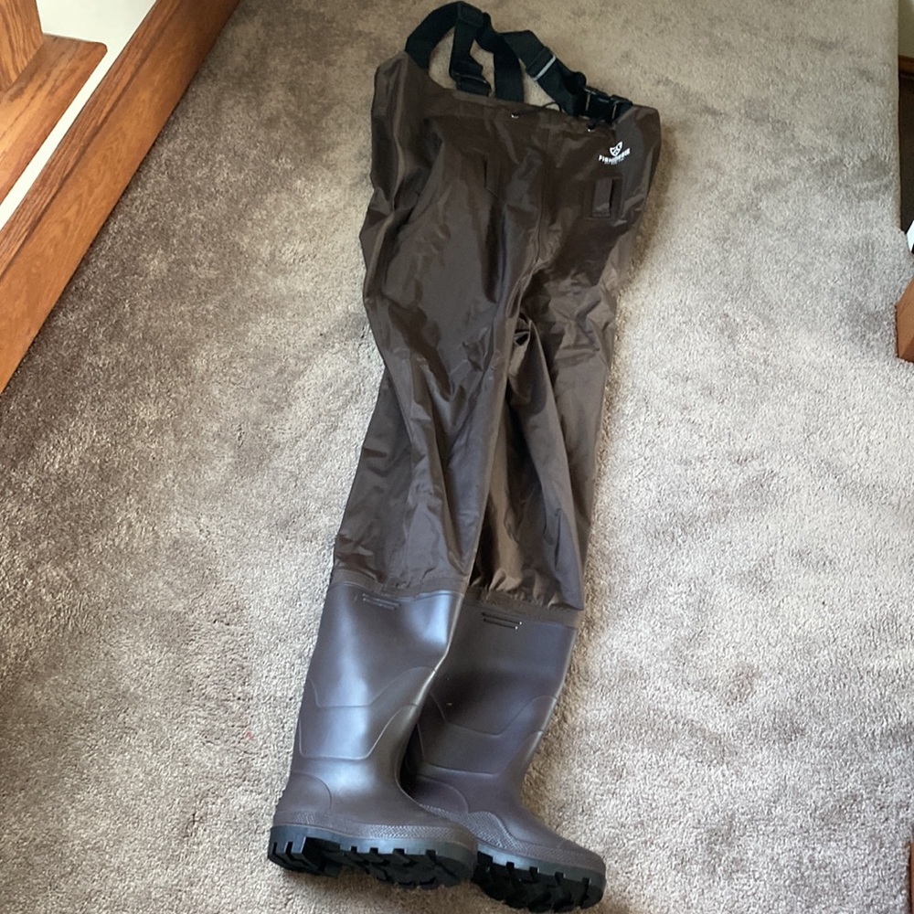 Hisea Chest Waders with Boots Fishing Suspender Pants
